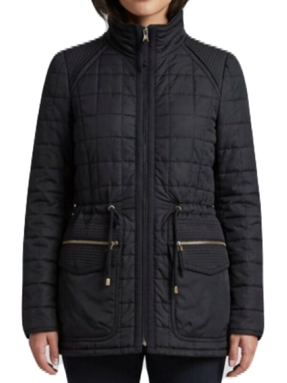 Aritzia Wilfred Black Marquis Quilted Jacket Size 0
